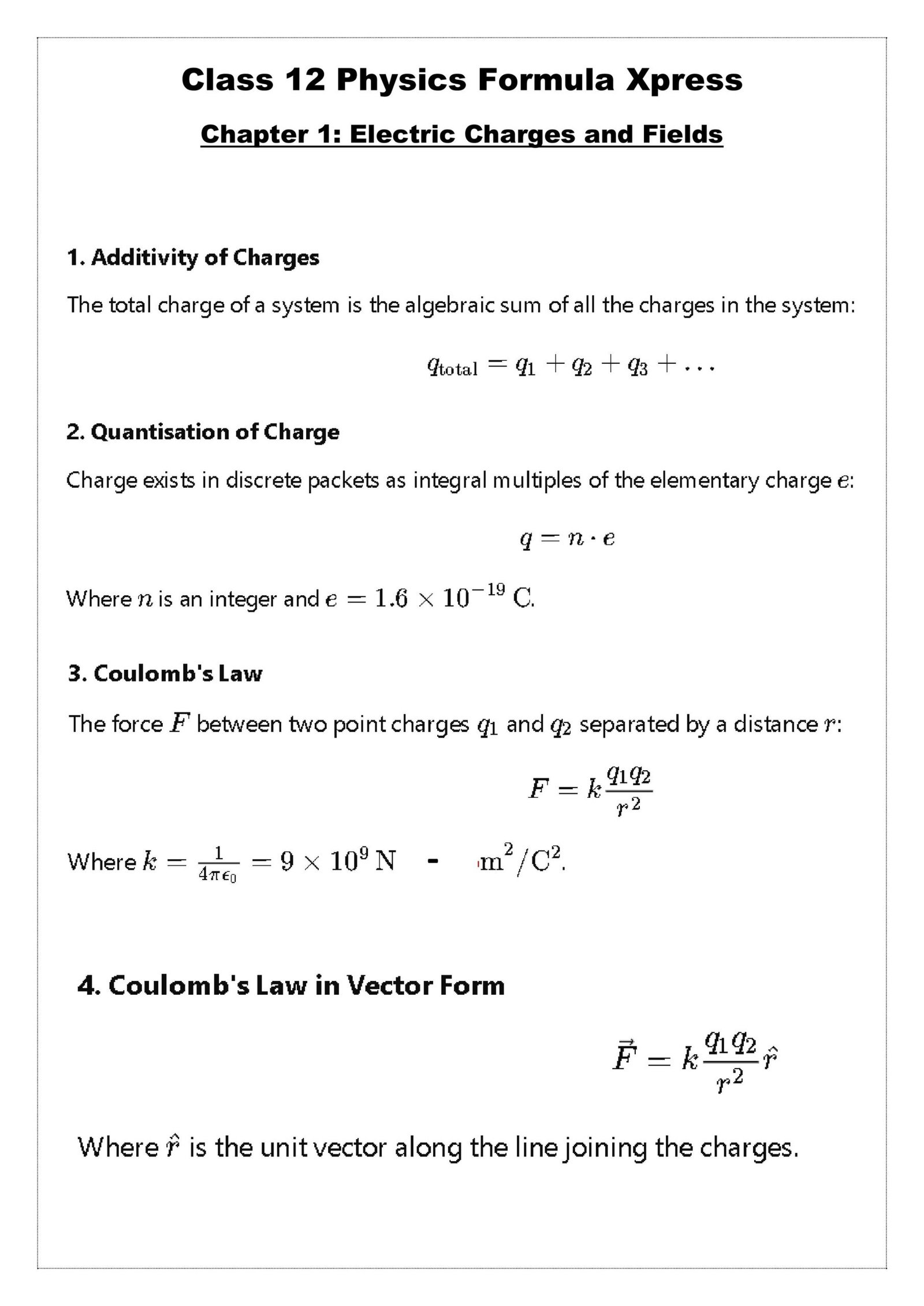 Class 12 Physics Formula Xpress - Image 2