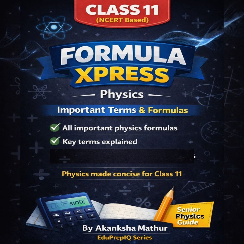 Class 11 Physics Formula Xpress